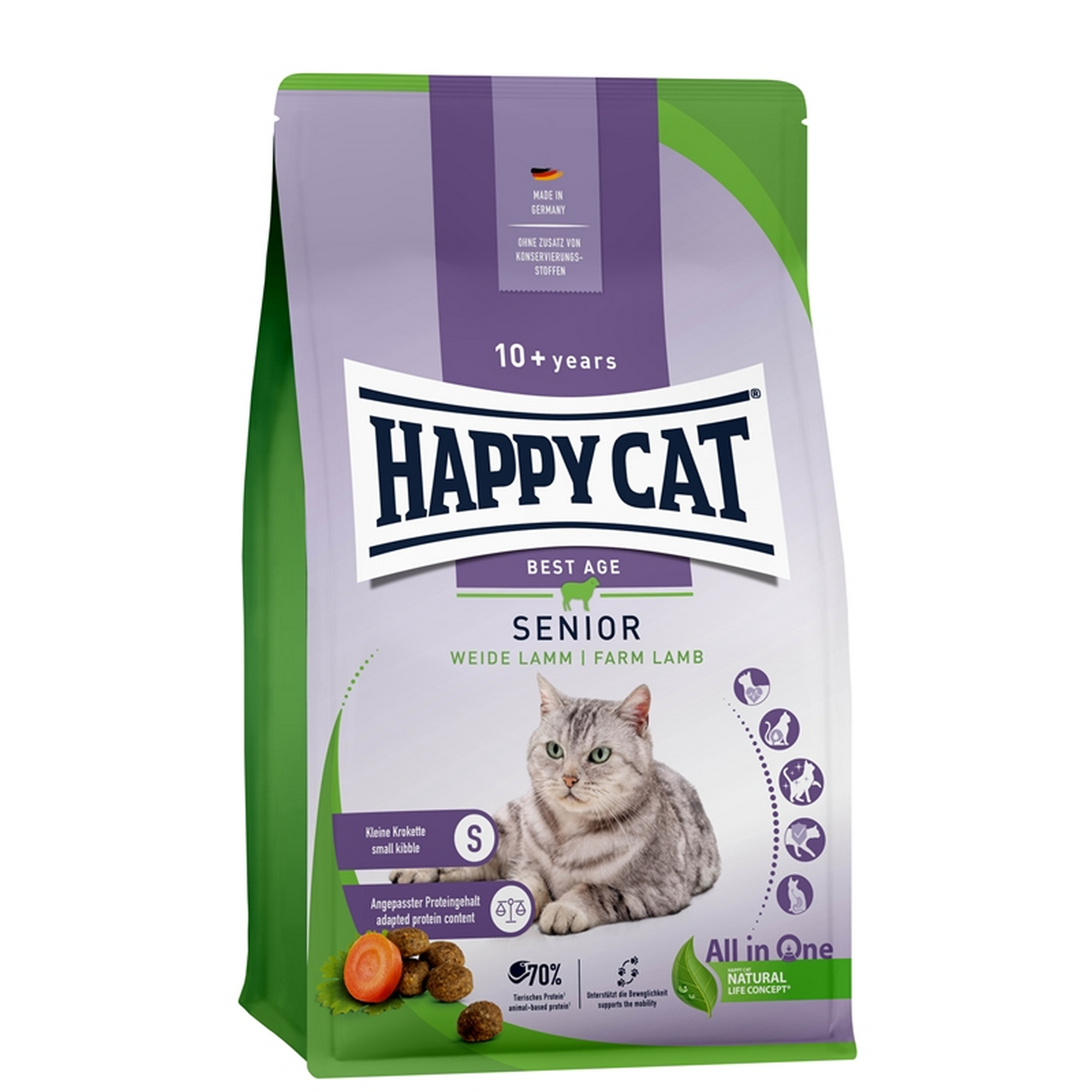 Katzenfutter 'Senior' Weidelamm 300 g