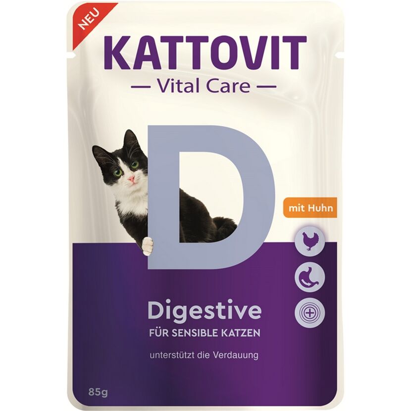 Katzennassfutter 'Vital Care' Digestive mit Huhn Adult 85 g