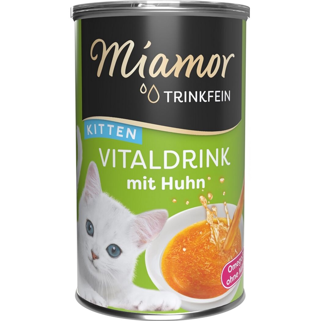 Katzennassfutter 'Trinkfein' Vitaldrink mit Huhn Kitten 135 ml