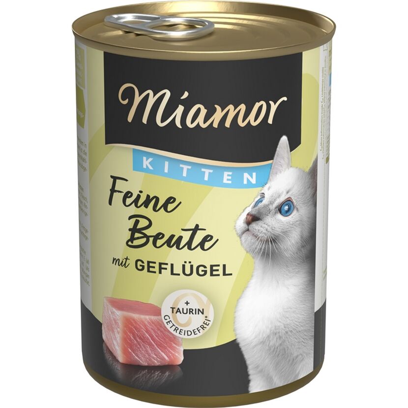 Katzennassfutter 'Feine Beute' Geflügel Kitten 400 g