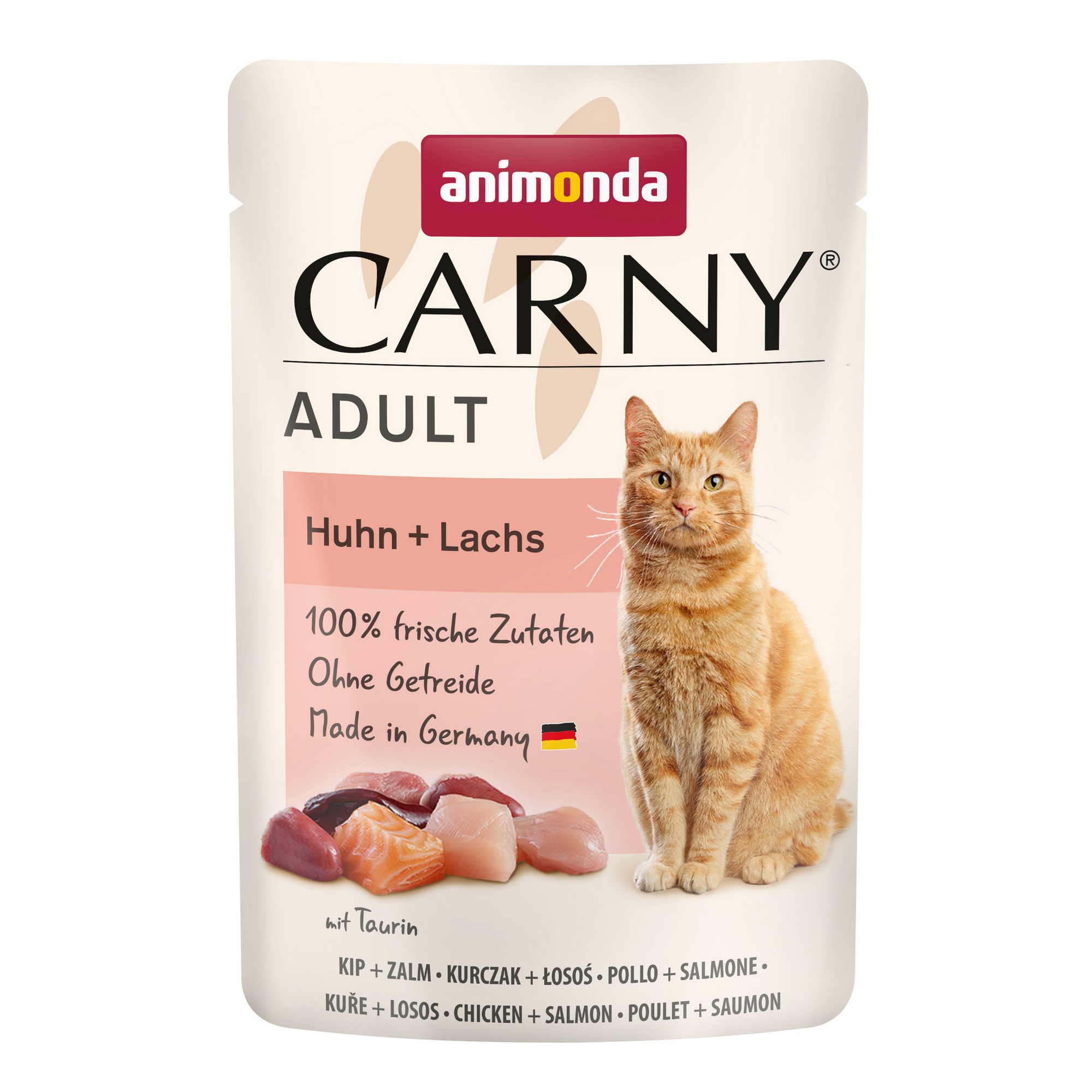 Katzenfutter 'Carny Cat' Adult Huhn & Lachs 85 g