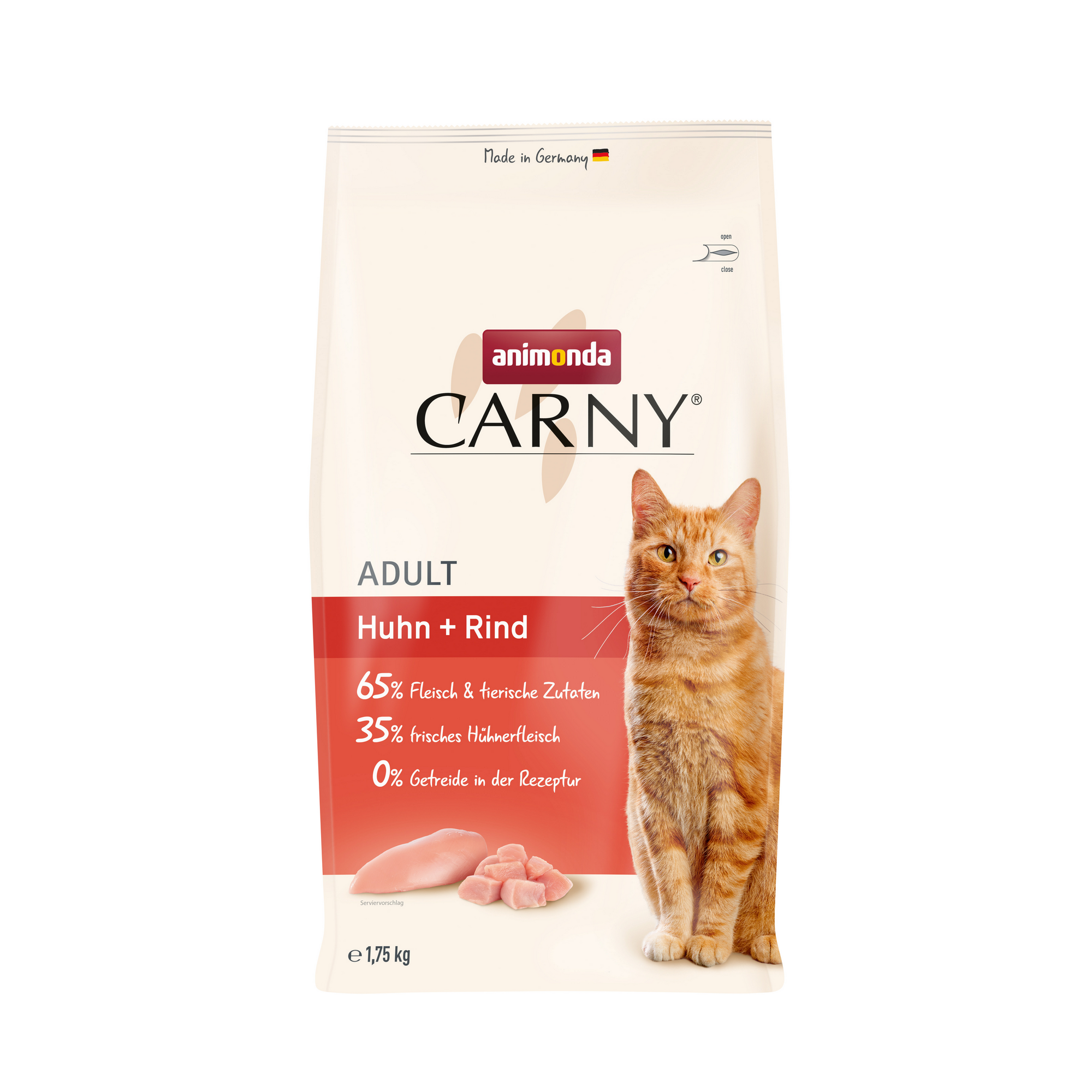 Katzenfutter 'Carny' Adult Huhn & Rind 1,75 kg