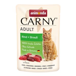 Katzenfutter 'Carny Cat' Adult Rind & Strauß 85 g