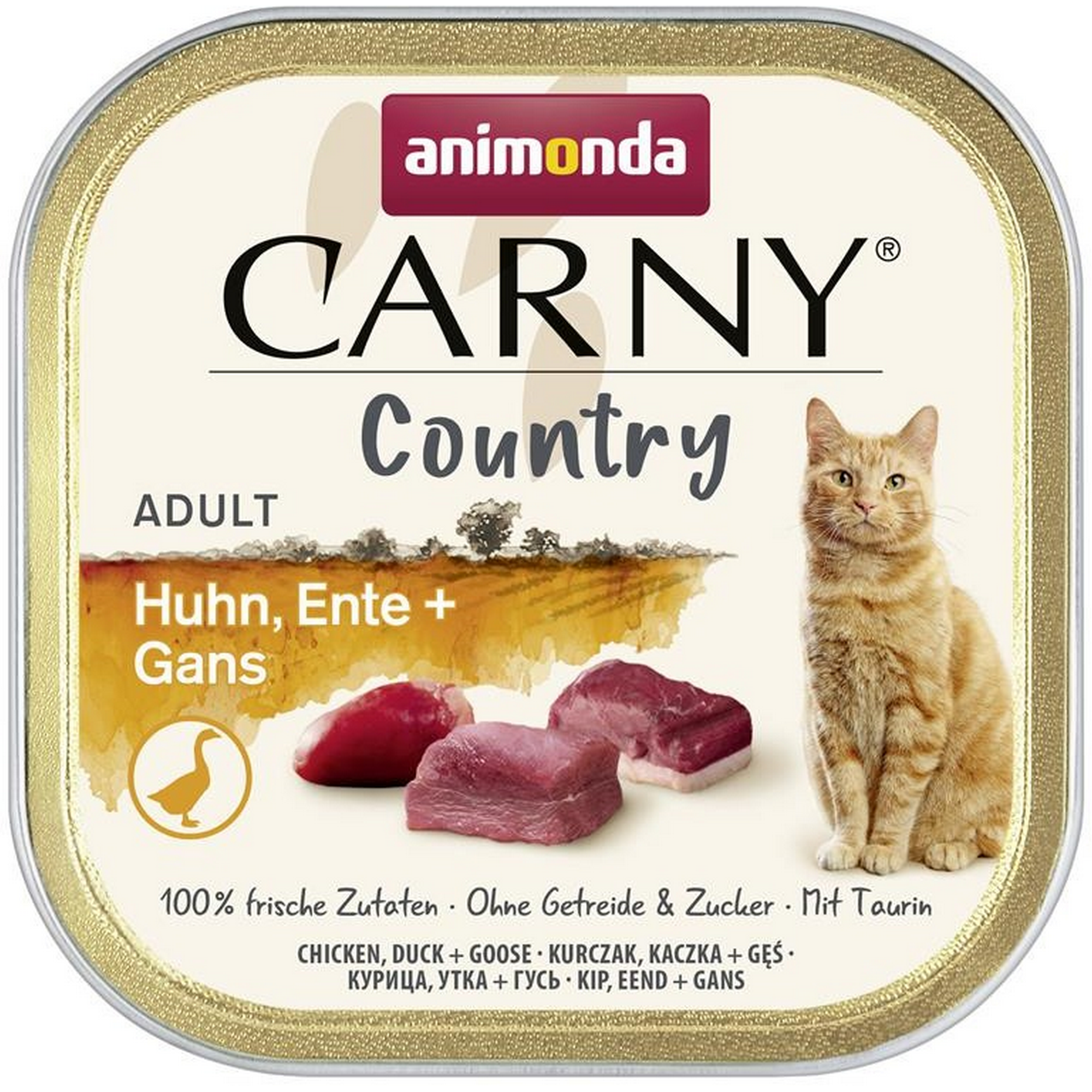 Katzenfutter 'Carny' Country Huhn & Ente 100 g