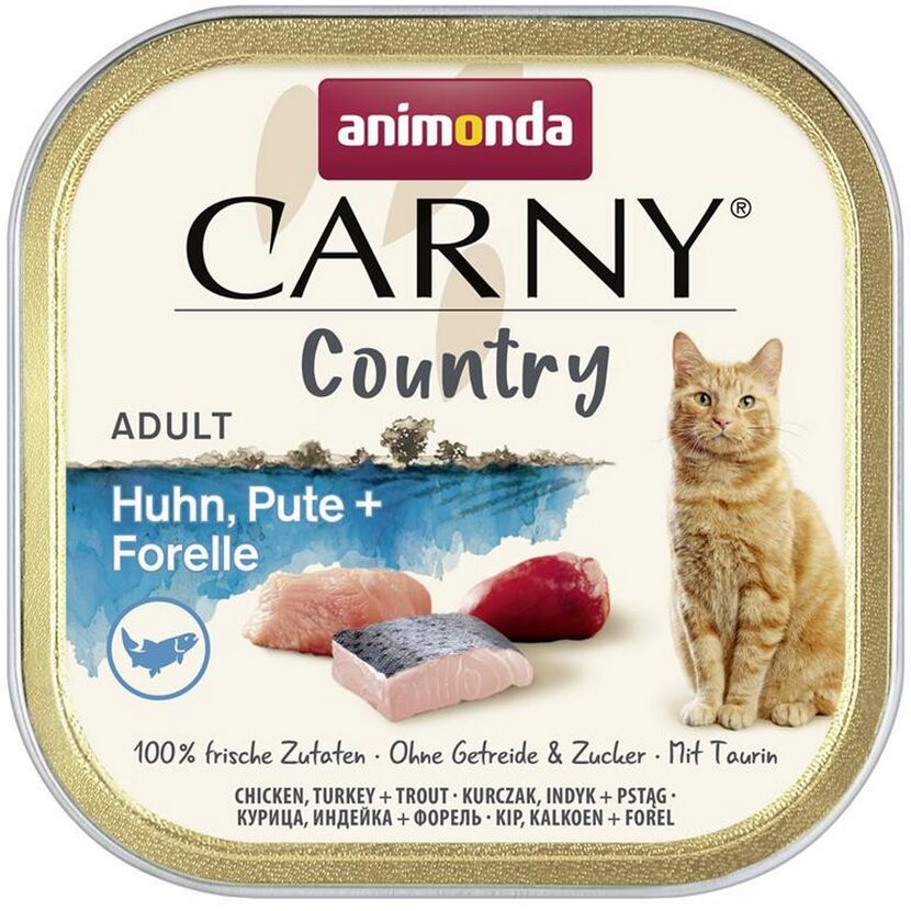 Katzenfutter 'Carny' Country Huhn & Pute 100 g