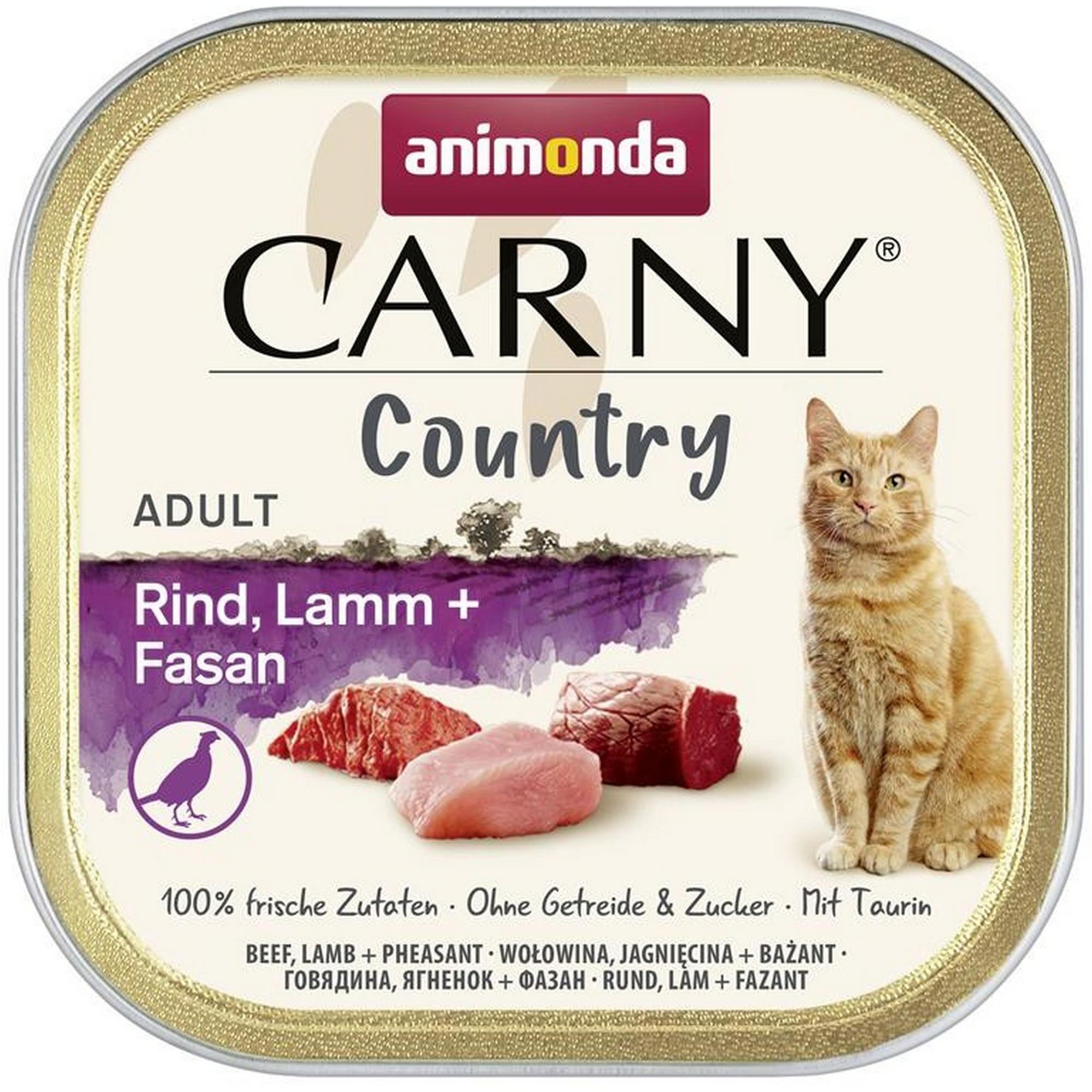 Katzenfutter 'Carny' Country Rind & Lamm 100 g