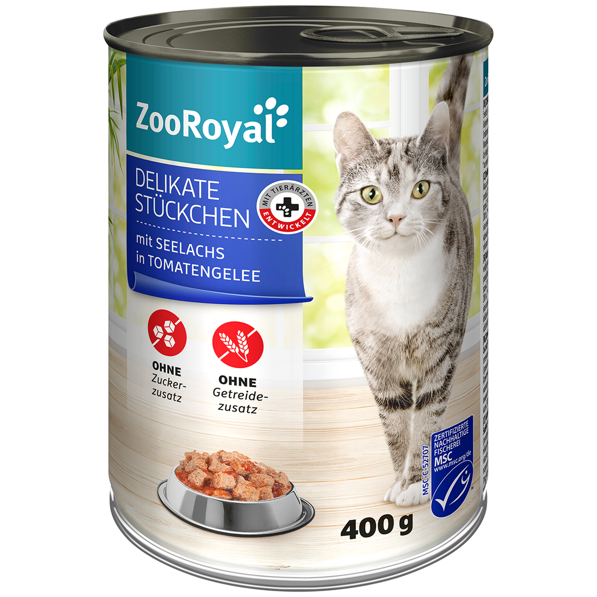 Katzensnack 'Delikate Stückchen Seelachs ' 400 g