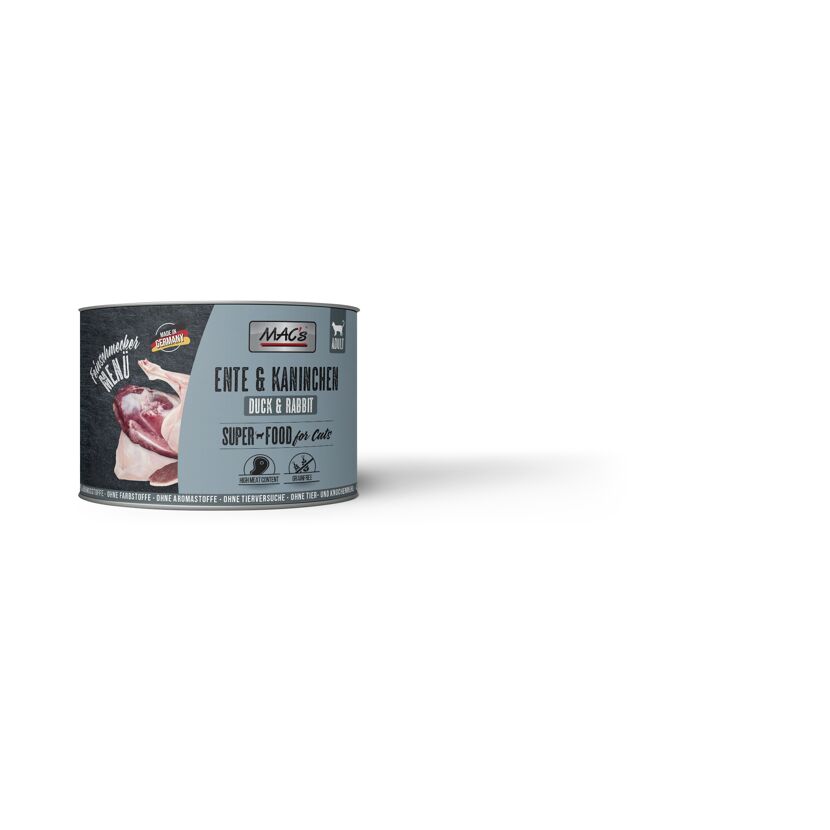 Katzennassfutter 'Superfood for Cats' Ente und Kaninchen Adult 200 g