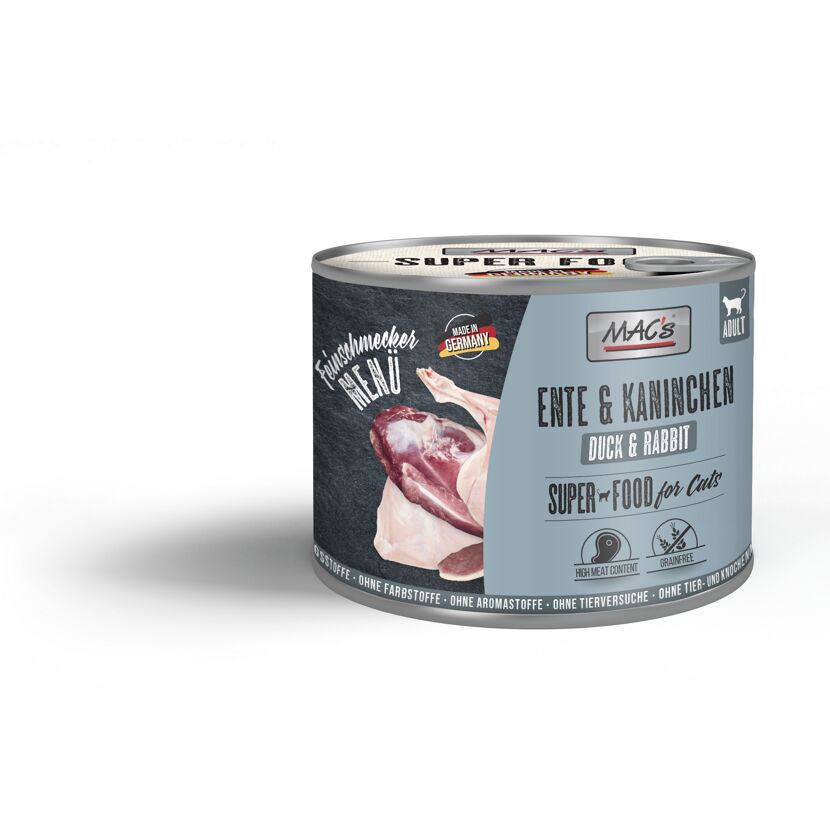 Katzennassfutter 'Superfood for Cats' Ente und Kaninchen Adult 200 g