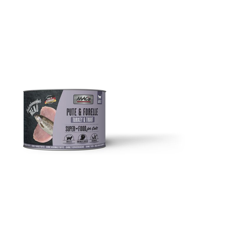 Katzennassfutter 'Superfood for Cats' Pute und Forelle Adult 200 g