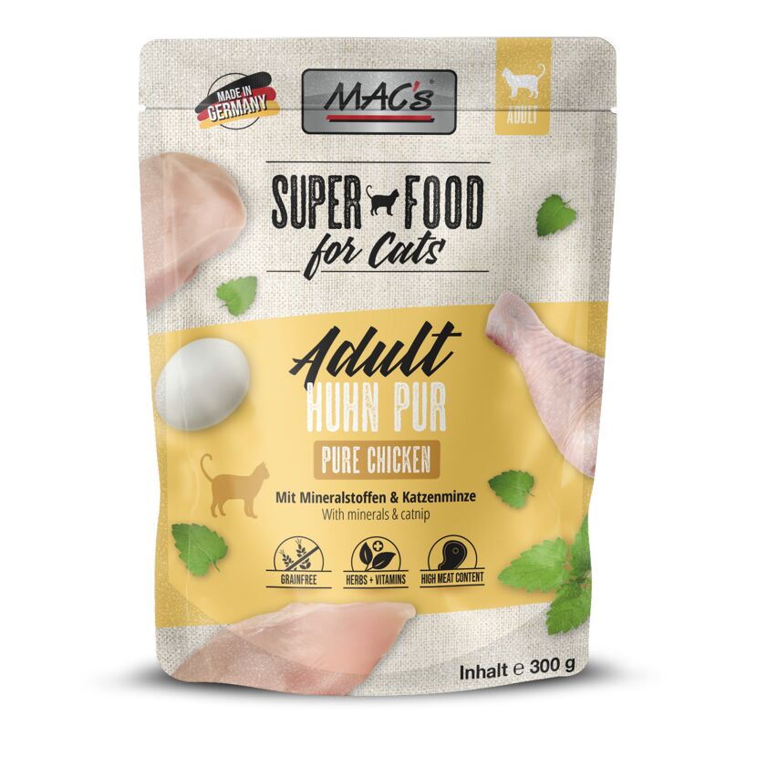 Katzennassfutter 'Superfood for Cats' Huhn pur Adult 300 g