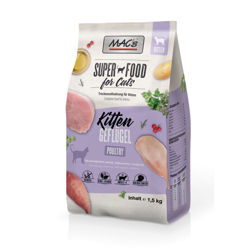 Katzennassfutter 'Superfood for Cats' Geflügel Adult 1,5 kg