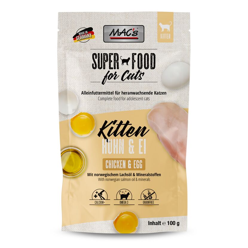 Katzennassfutter 'Superfood for Cats' Huhn & Ei Adult 100 g