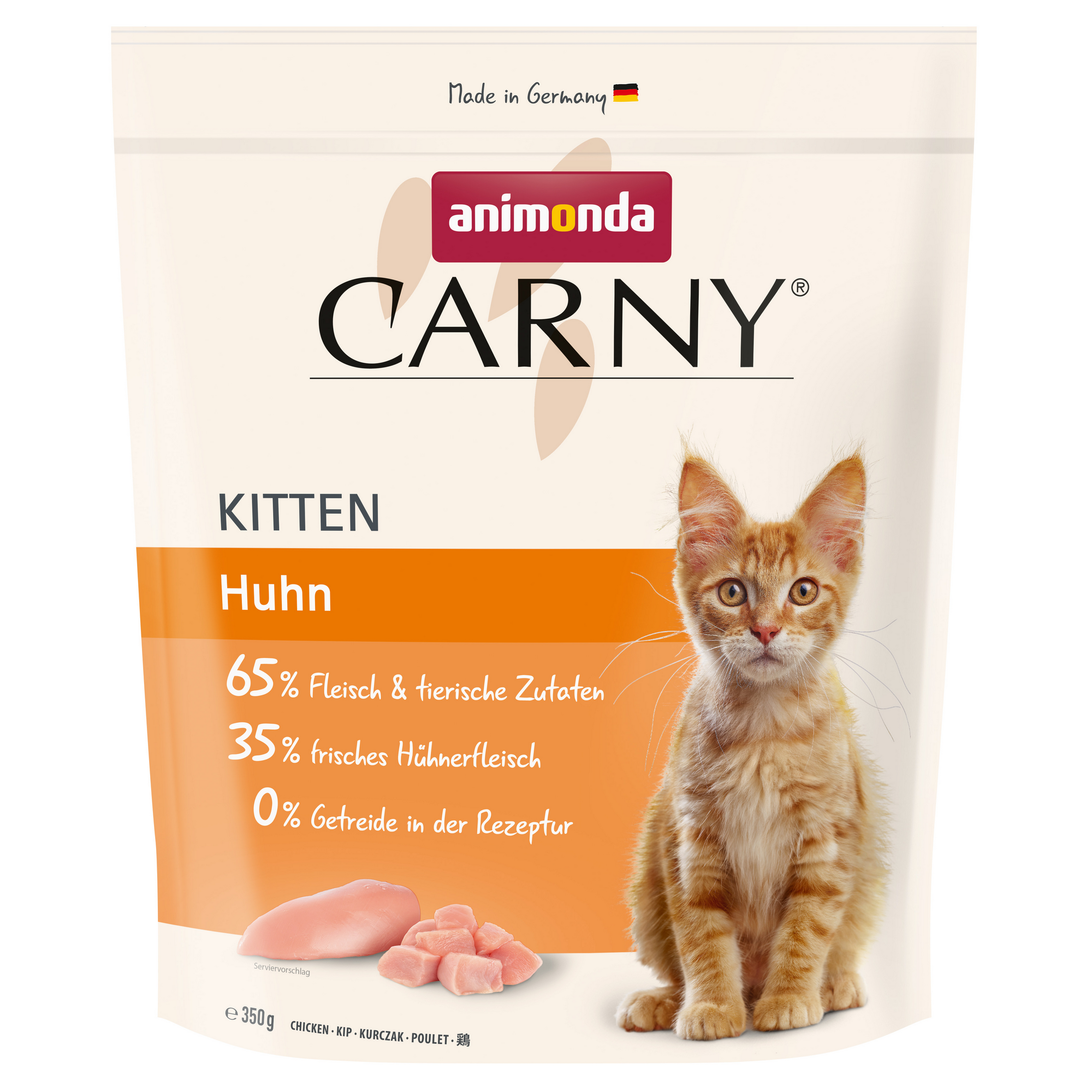 Katzenfutter 'Carny' Kitten Huhn 350 g