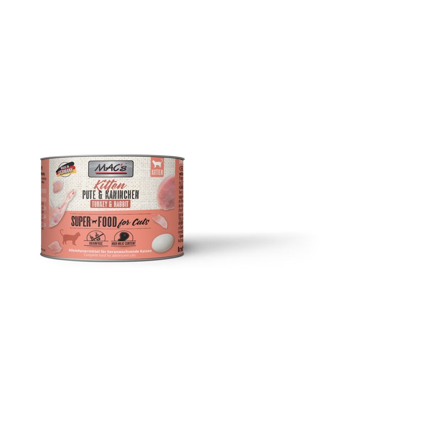 Katzennassfutter 'Superfood for Cats' Pute & Kaninchen Kitten 200 g