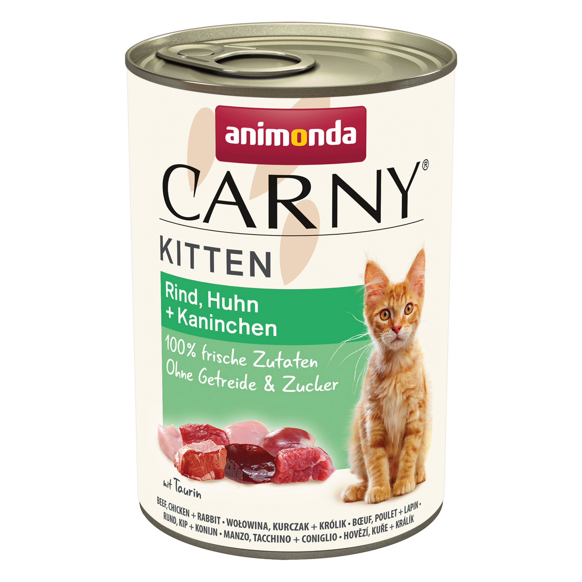 Katzenfutter 'Carny' Kitten Rind, Huhn, Kartoffel 400 g