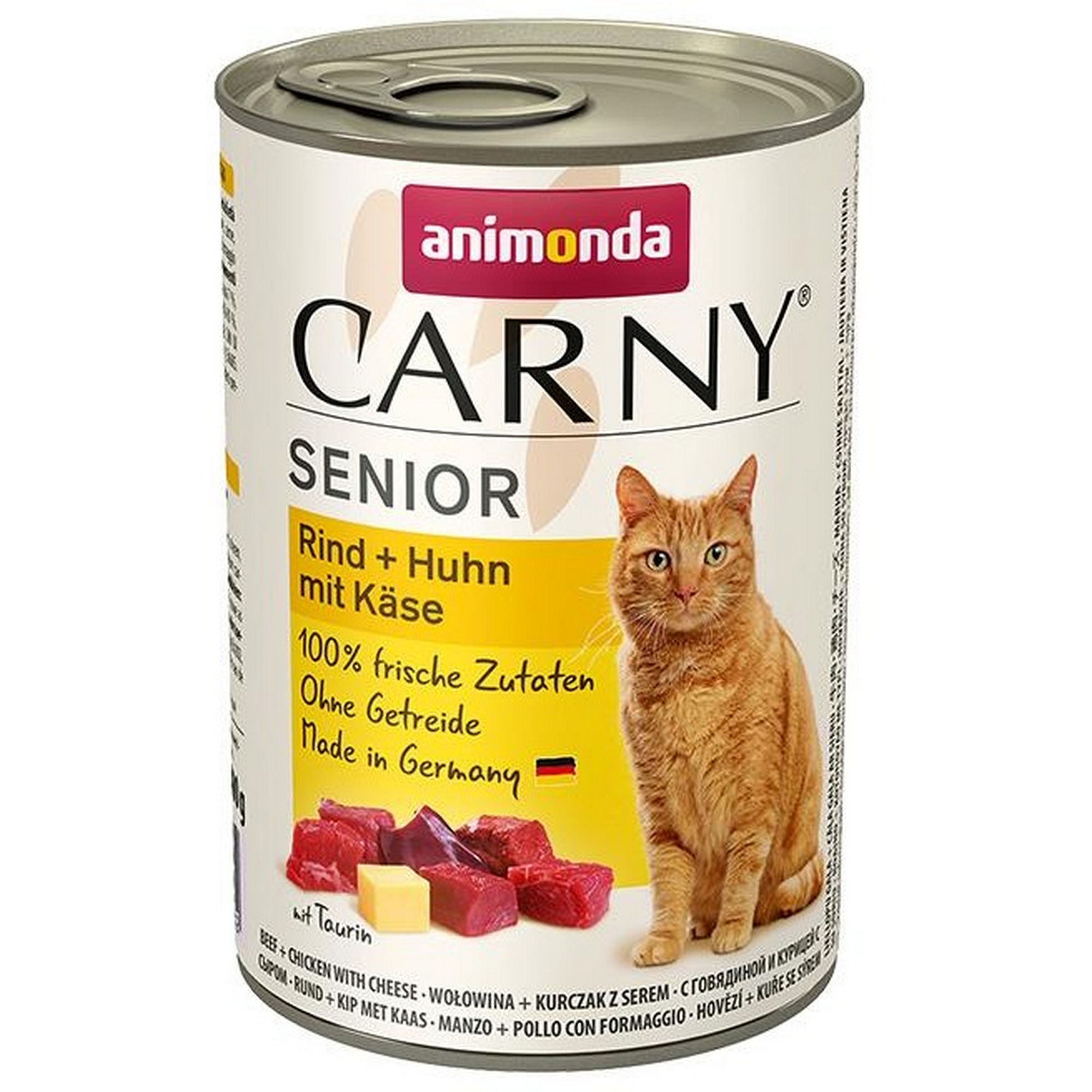 Katzenfutter 'Carny' Senior Rind & Huhn 400 g