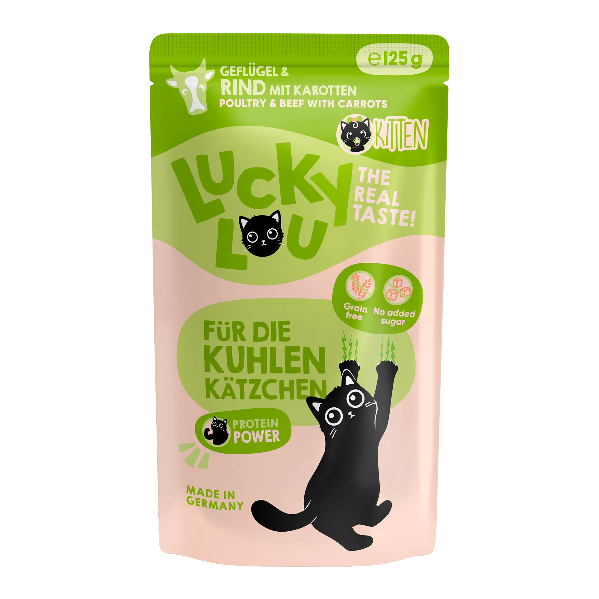Katzenfutter Kitten Geflügel & Rind 125 g