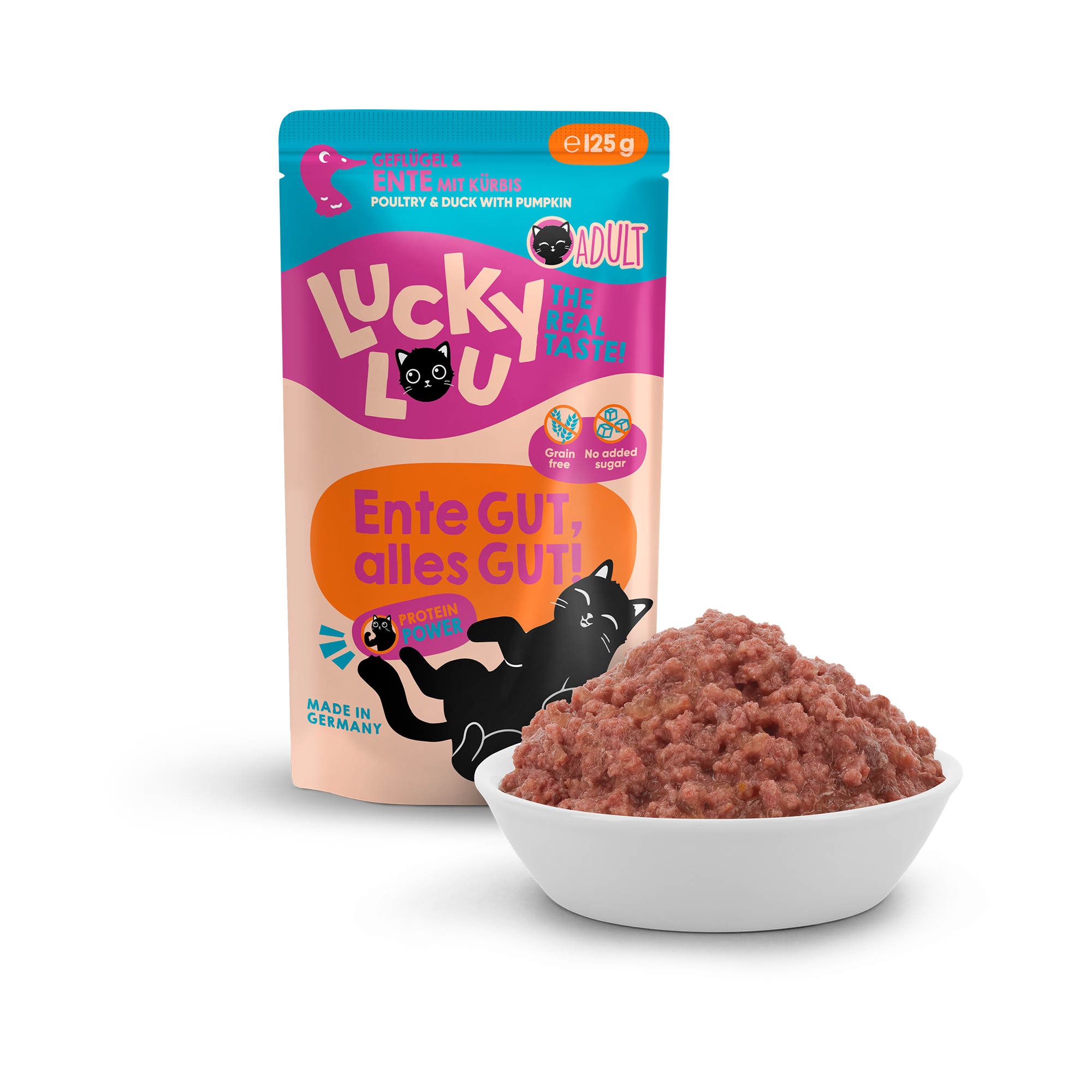 Katzenfutter Adult Geflügel & Ente 125 g