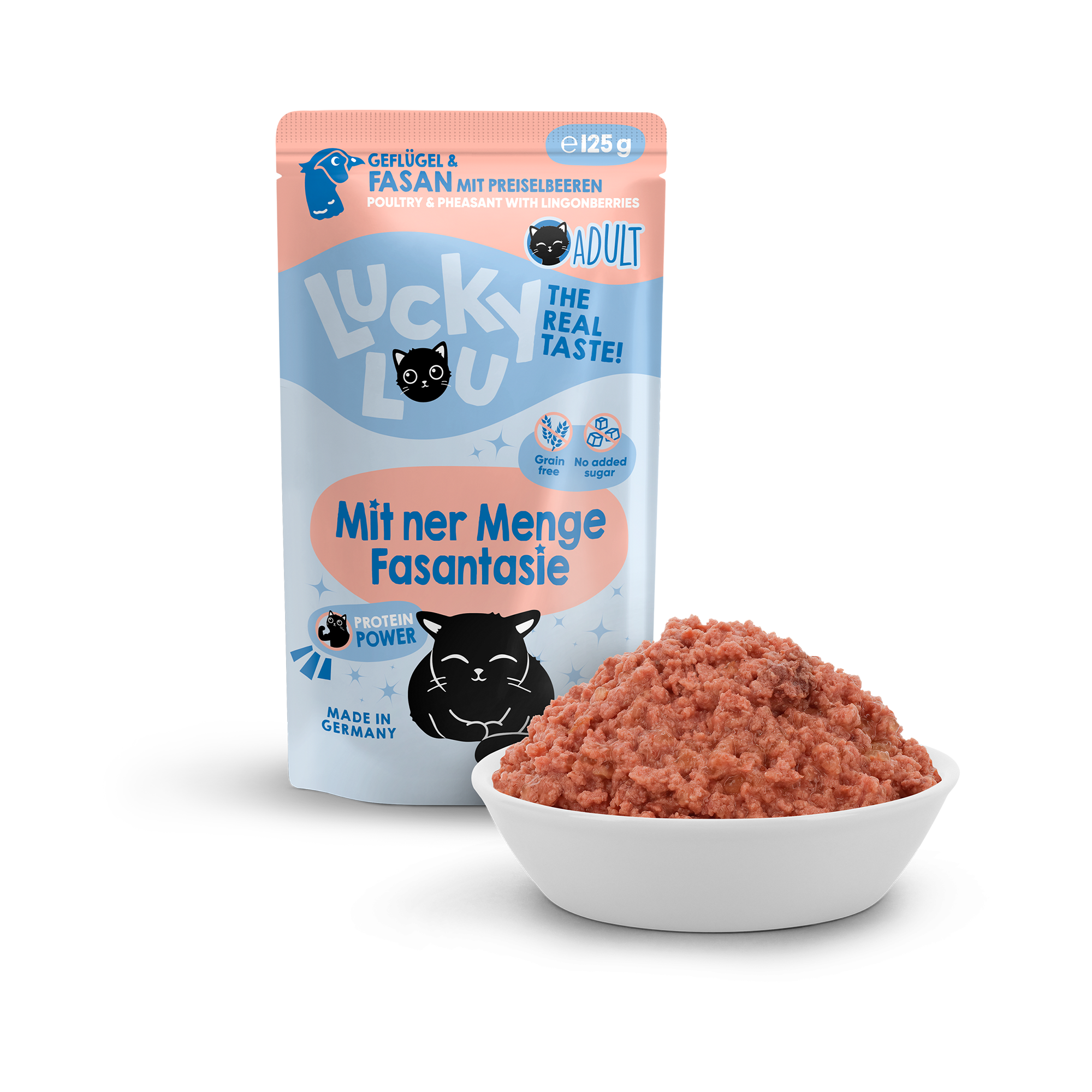 Katzenfutter Adult Geflügel & Fasan 125 g