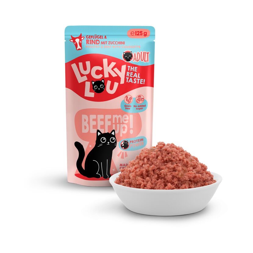 Katzenfutter Adult Geflügel & Rind 125 g