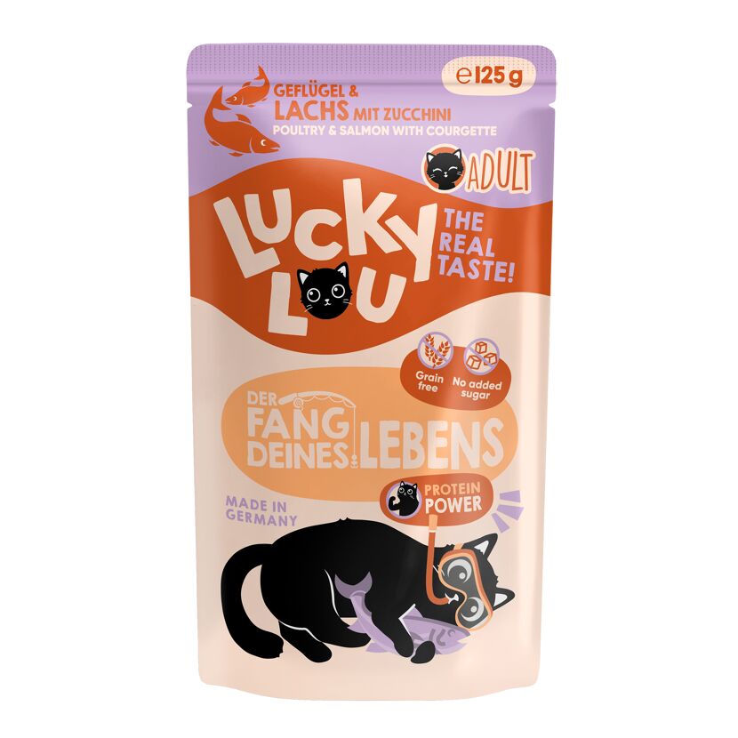 Katzenfutter Adult Geflügel & Lachs 125 g