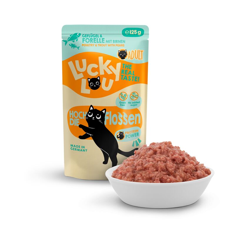 Katzenfutter Adult Geflügel & Forelle 125 g