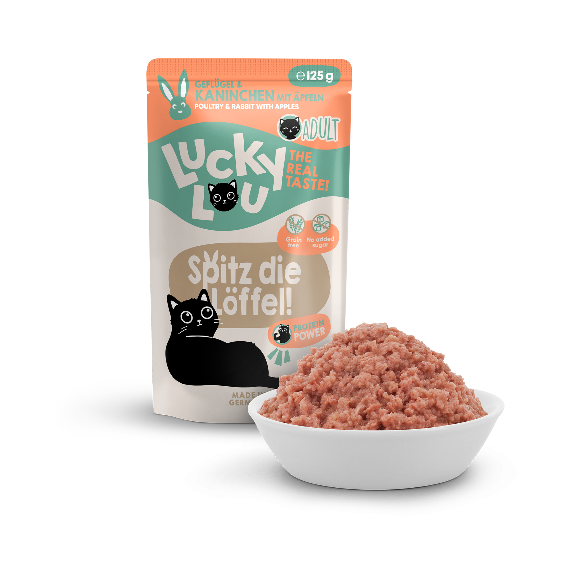 Katzenfutter Adult Geflügel & Kaninchen 125 g