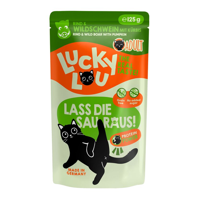 Katzenfutter Adult Rind & Wildschwein 125 g