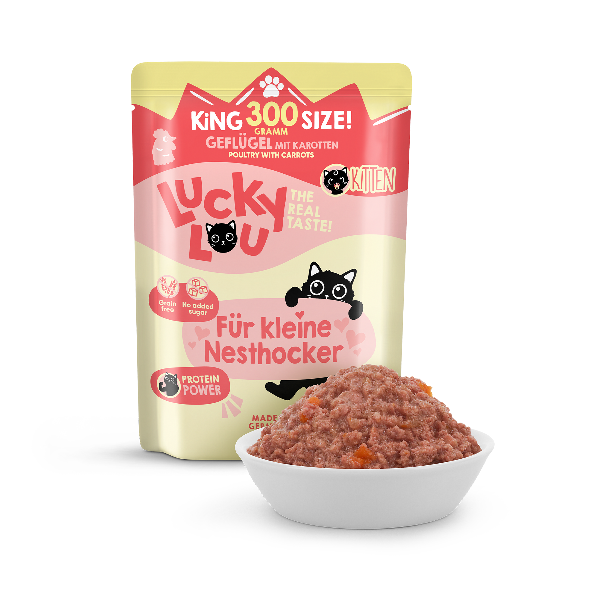 Katzenfutter Kitten Geflügel 300 g