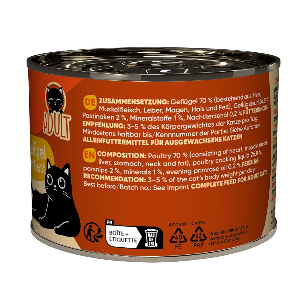 Katzenfutter Adult Geflügel 200 g