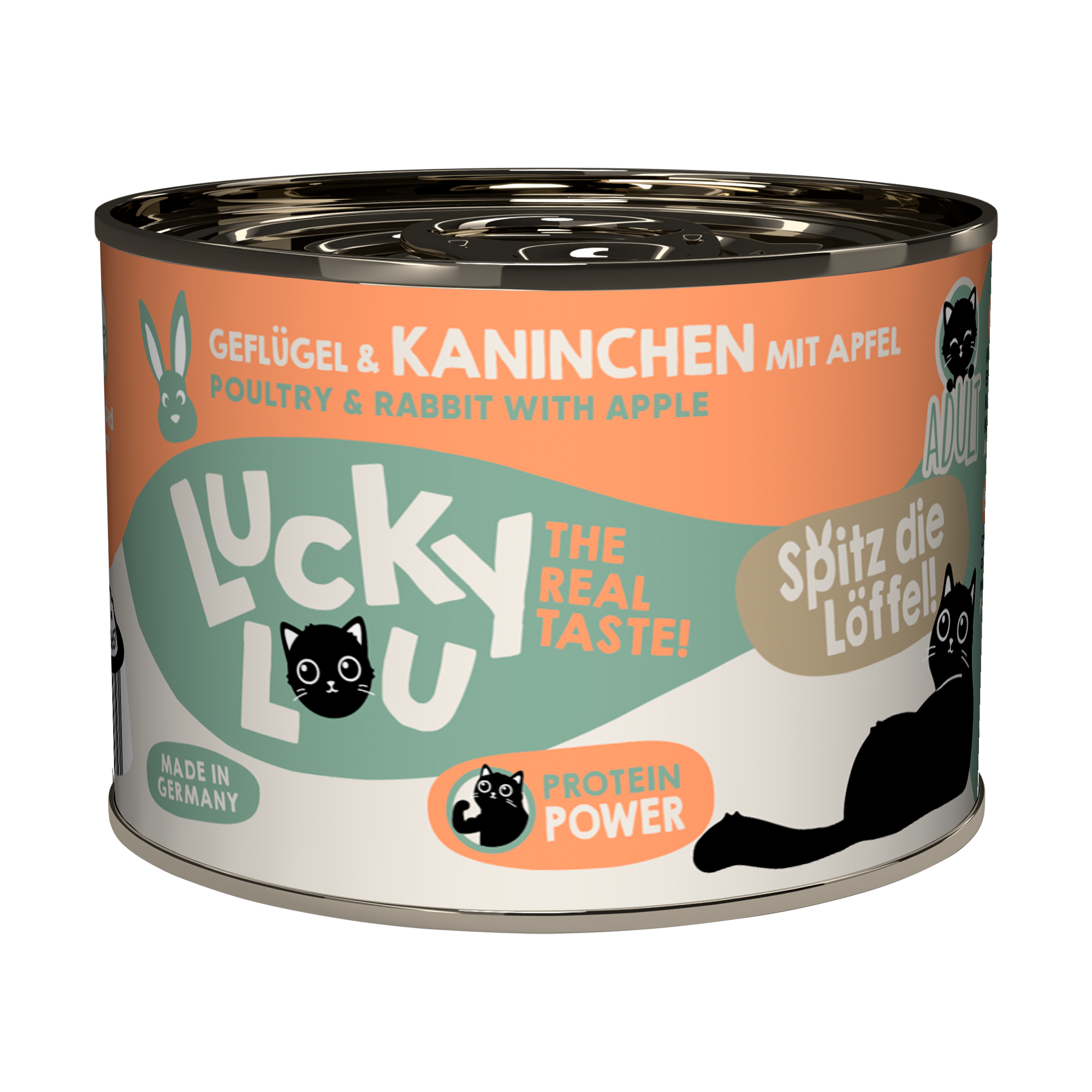 Katzenfutter Adult Geflügel, Kaninchen 200 g