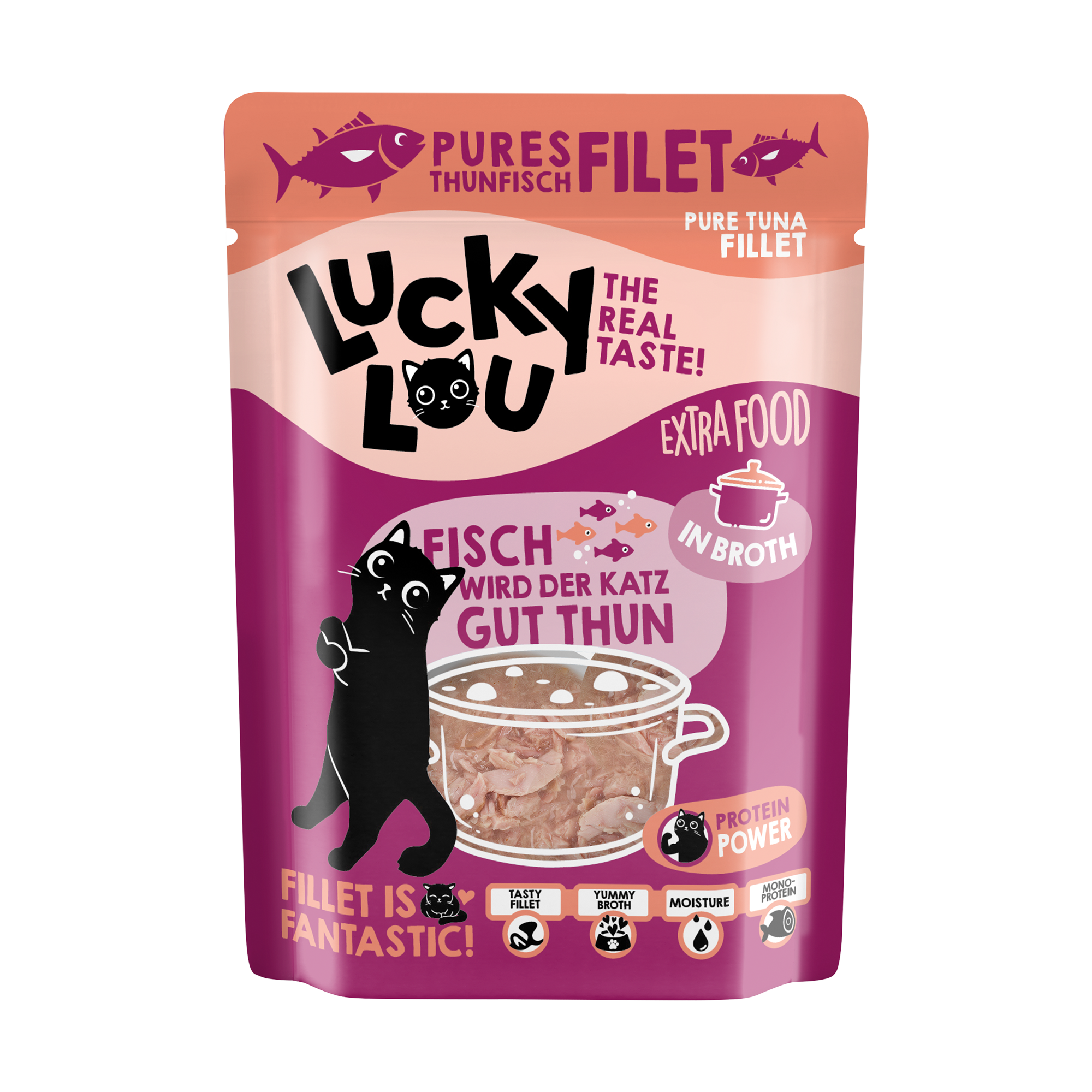 Katzenfutter Thunfischfilet in Broth 70 g