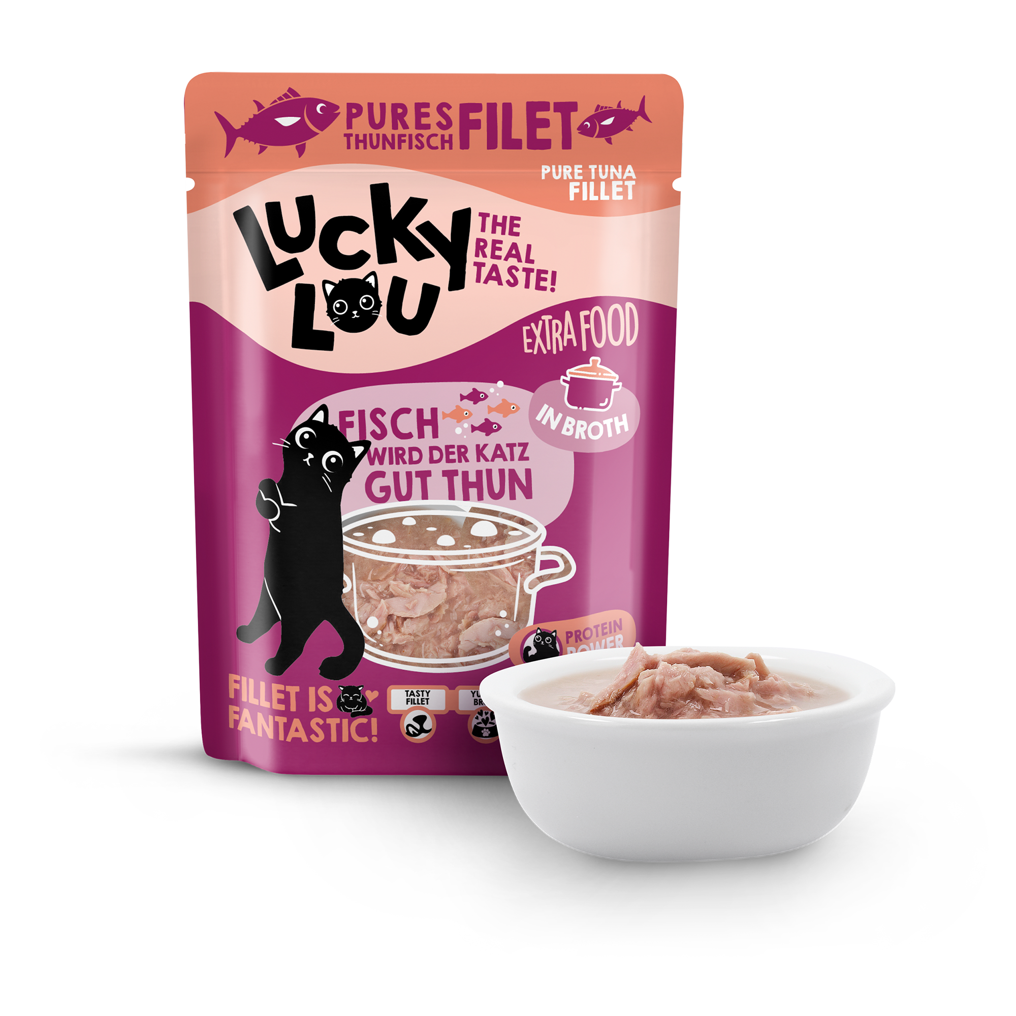 Katzenfutter Thunfischfilet in Broth 70 g