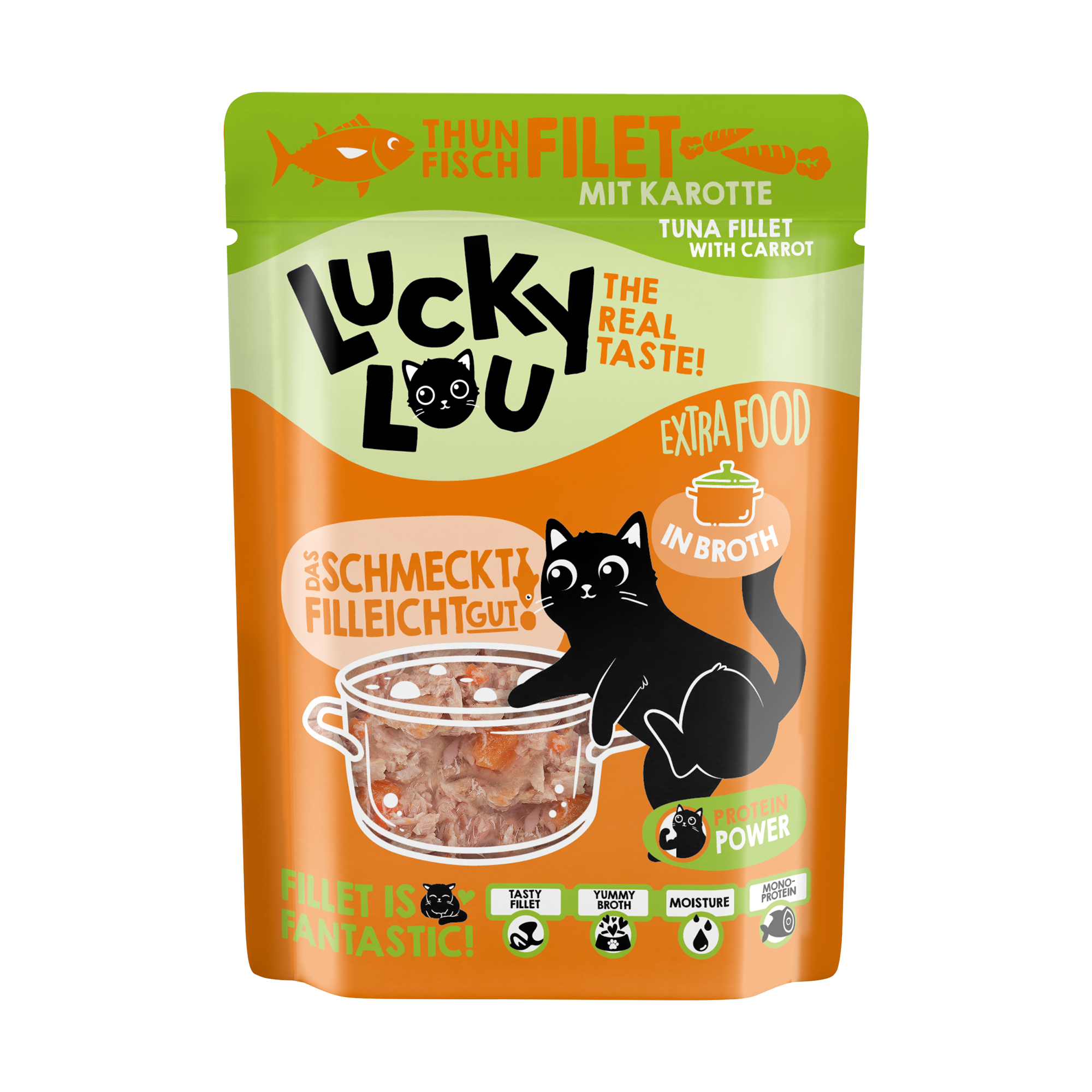 Katzenfutter Thunfisch Karotte in Broth 70 g