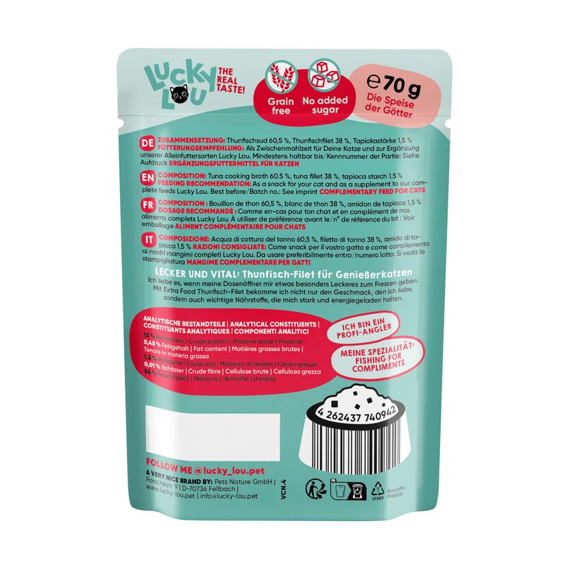 Katzenfutter Thunfisch in Jelly 70 g