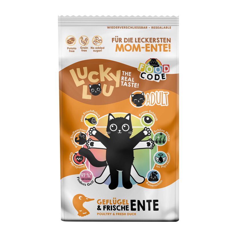 Katzenfutter Adult Geflügel & Ente 1,7 kg