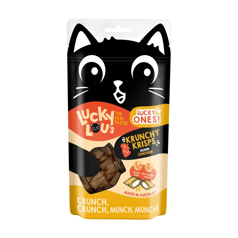 Katzenfutter Lucky Ones Krunchy Krisps Huhn