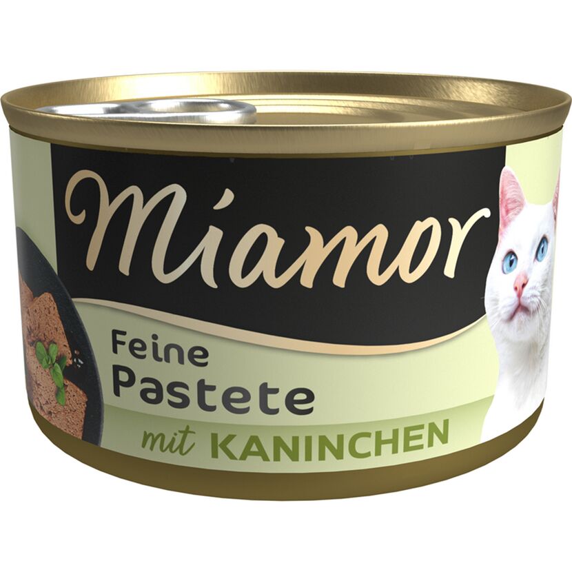 Katzenfutter 'Feine Pastete' Kaninchen 85 g