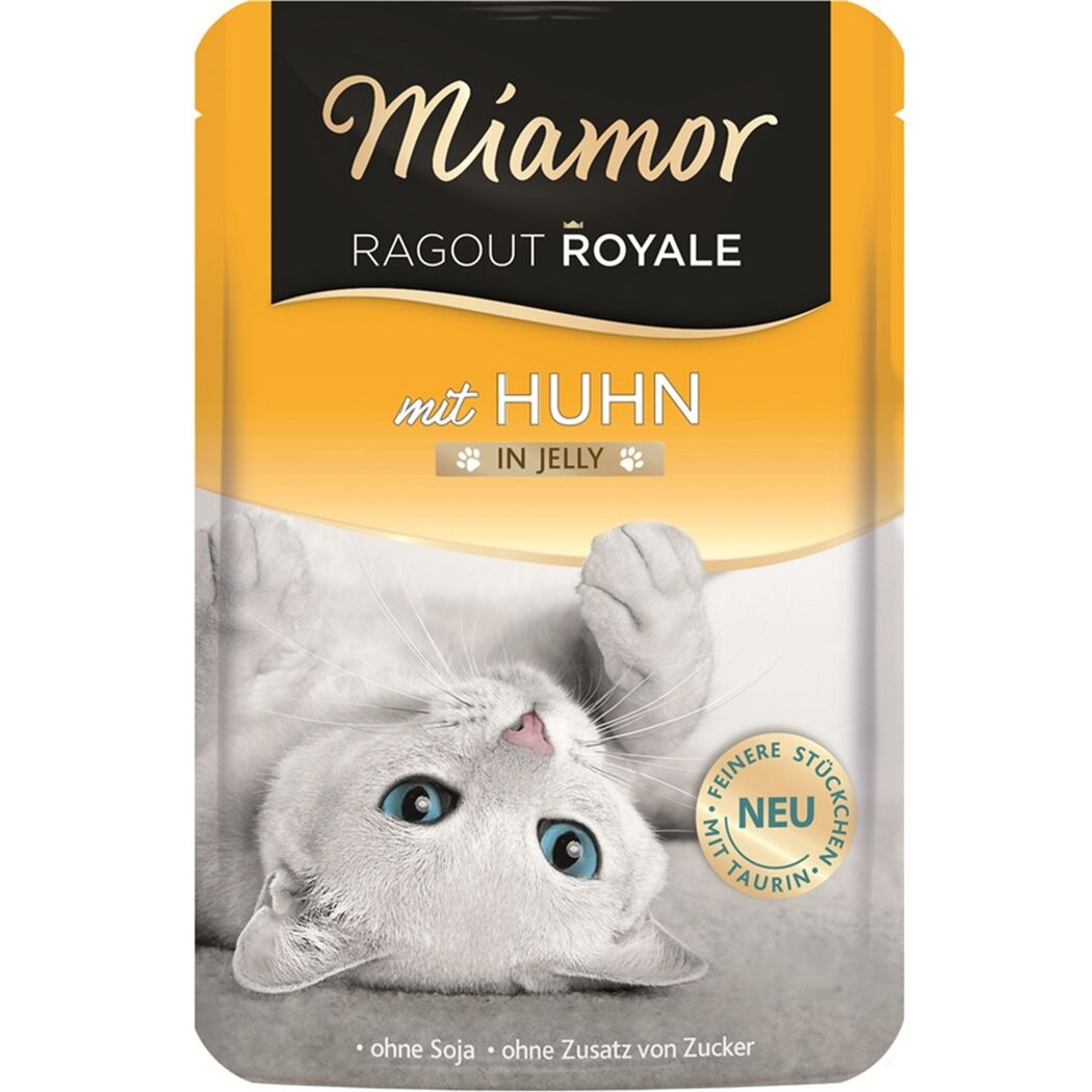 Katzennassfutter 'Ragout Royal' Huhn in Jelly Adult 100 g