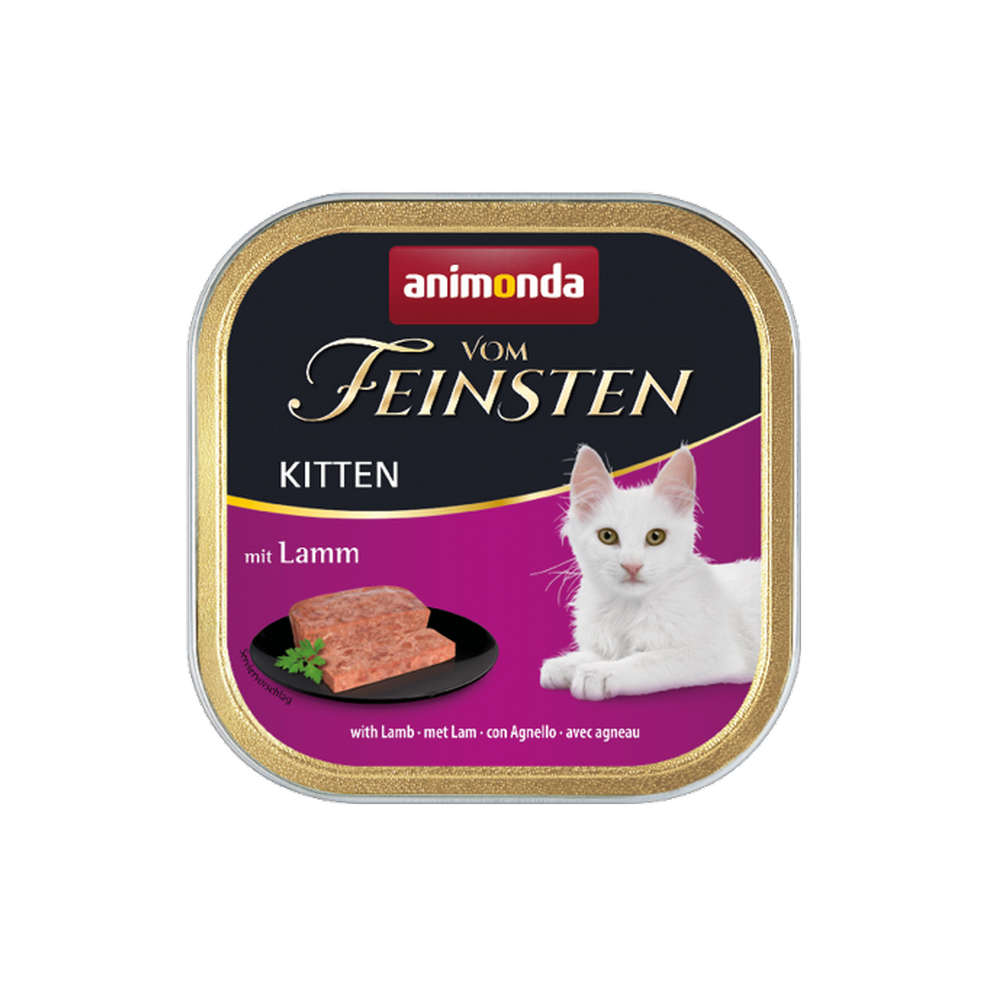 Katzenfutter 'Vom Feinsten' Kitten Lamm 100 g