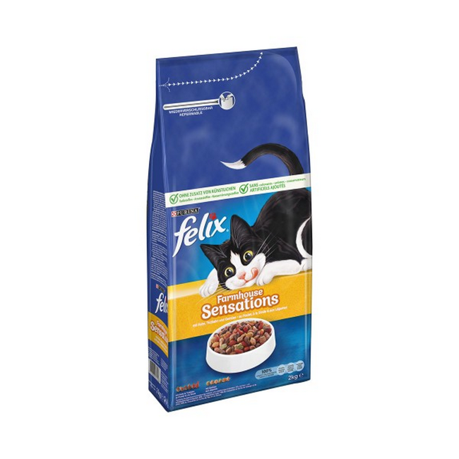 Bild von Katzentrockenfutter 'Farmhouse Sensations' mit Huhn, Truthahn und Gemüse 2 kg