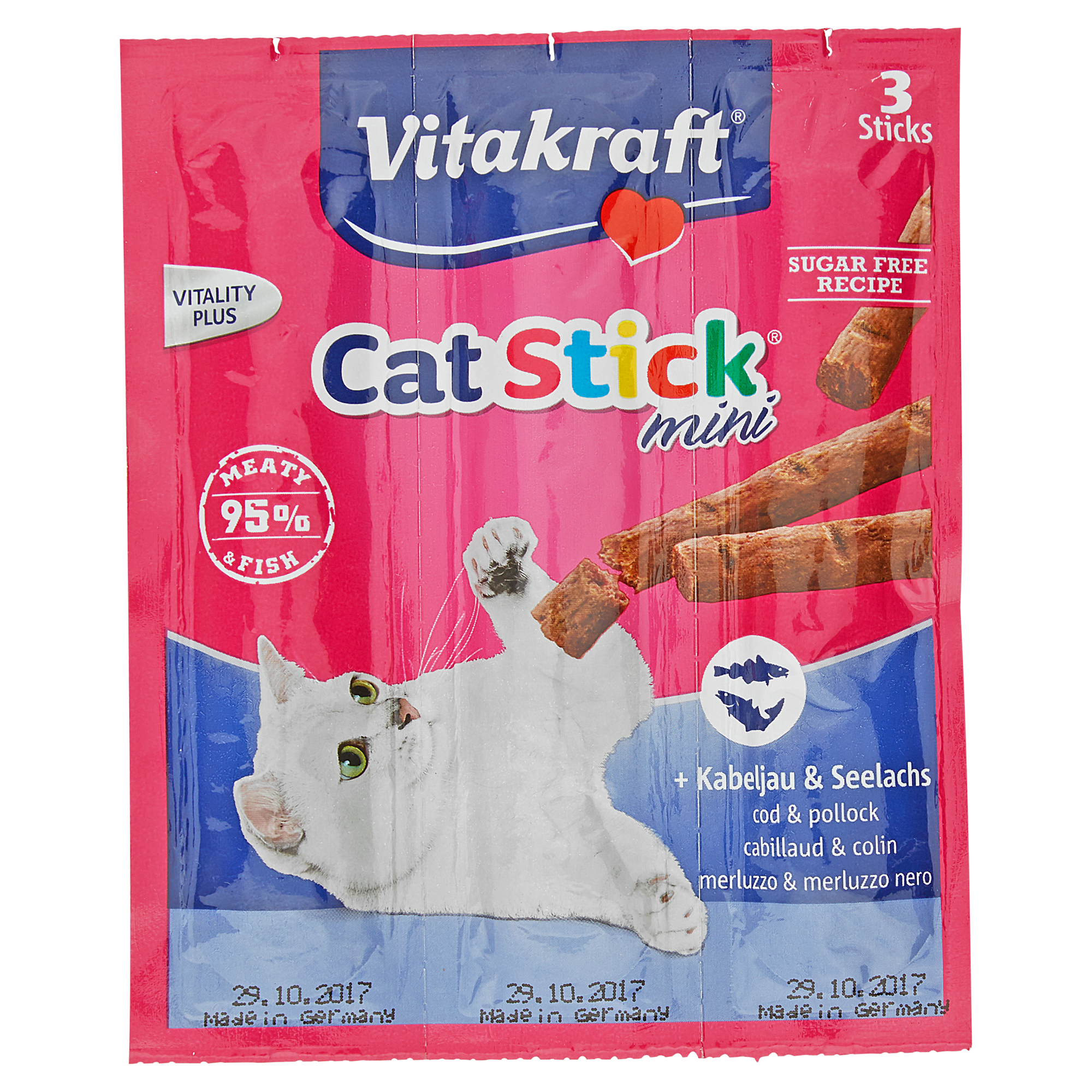 Katzensnack "Cat Stick mini" Kabeljau/Seelachs 18 g + product picture