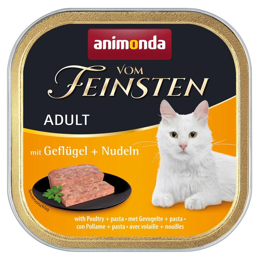 Katzenfutter 'Vom Feinsten' Adult Geflügel & Nudeln 100 g