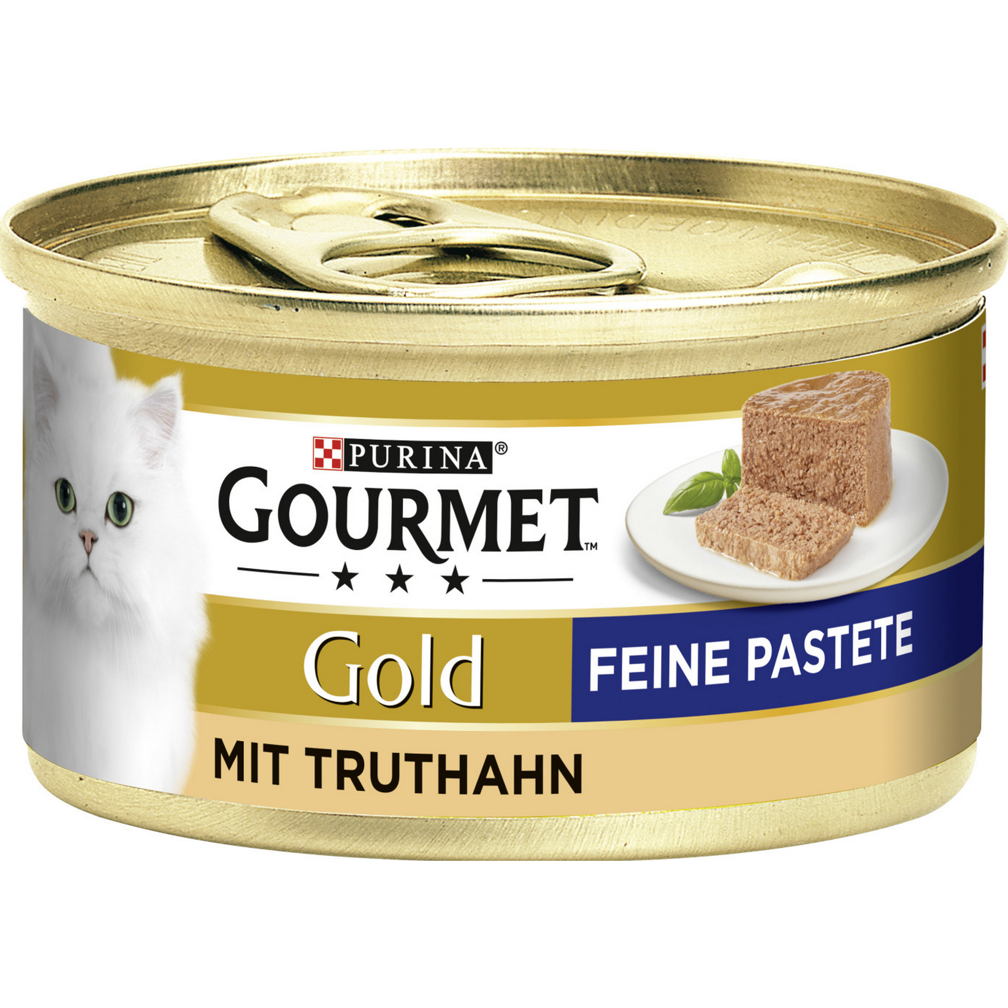 Katzenfutter 'Gourmet Gold Feine Pastete' Truthahn 85 g