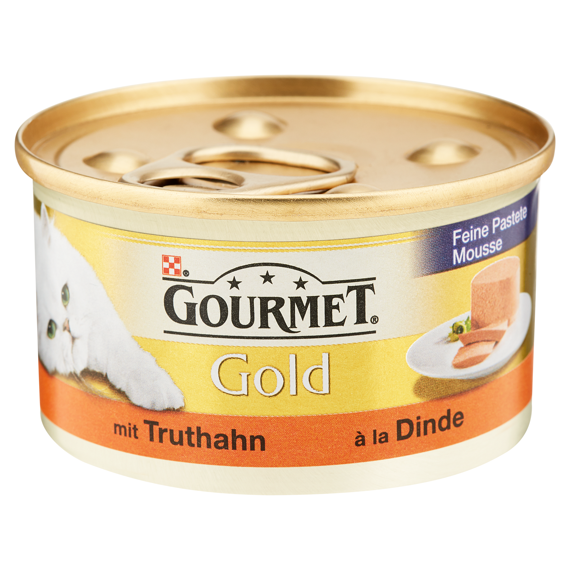 Katzennassfutter "Gourmet Gold” mit Truthahn 85 g + product picture