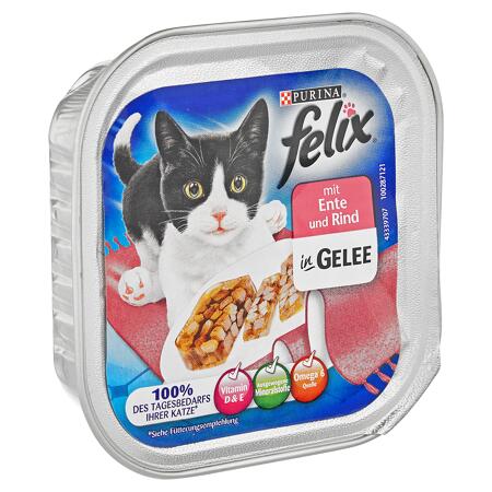 2. Bild von Katzennassfutter mit Ente/Rind in Gelee 100 g