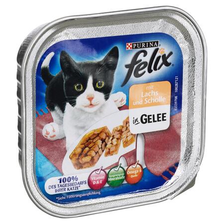 2. Bild von Katzennassfutter Lachs & Scholle in Gelee 100 g