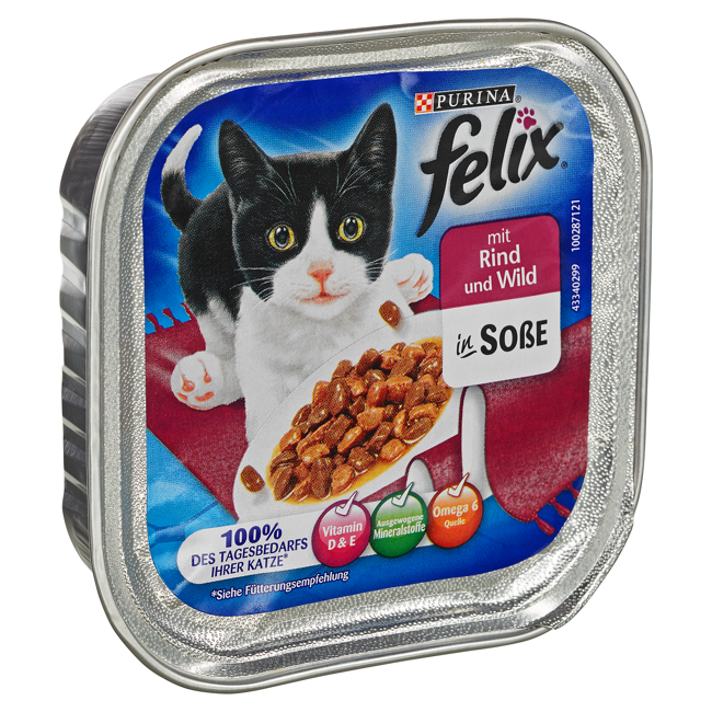 Bild von Katzennassfutter Rind & Wild in Soße 100 g