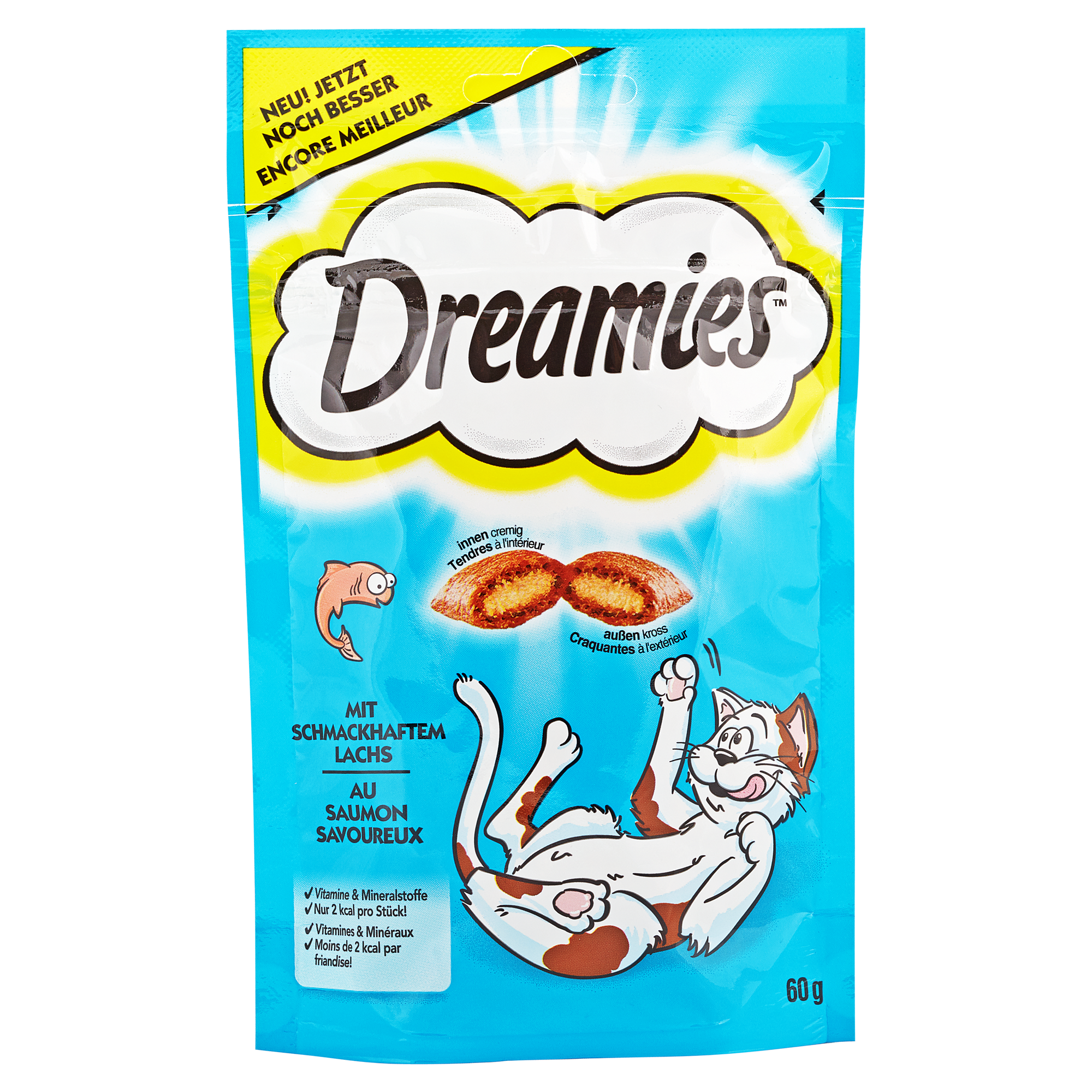 Katzensnacks "Dreamies" Lachs 60 g + product picture